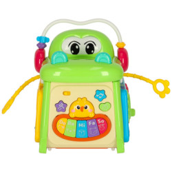 Cub sortor educativ cu pian crocodil 4în1