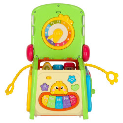 Cub sortor educativ cu pian crocodil 4în1