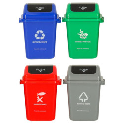 Joc educativ pentru dezvoltarea abilităților de sortare a deșeurilor ECO + 108 cărți
