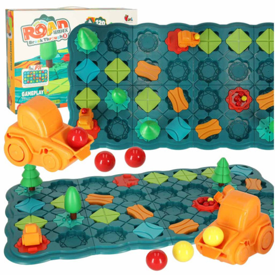Puzzle joc pe masă labirint cale de obstacole 56 piese