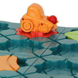 Puzzle joc pe masă labirint cale de obstacole 56 piese