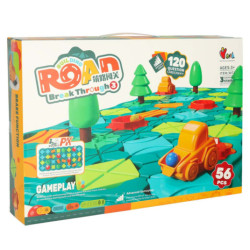 Puzzle joc pe masă labirint cale de obstacole 56 piese