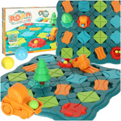 Puzzle joc de masă labirint curs cu obstacole 28 piese