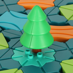 Puzzle joc de masă labirint curs cu obstacole 28 piese