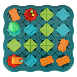 Puzzle joc de masă labirint curs cu obstacole 28 piese