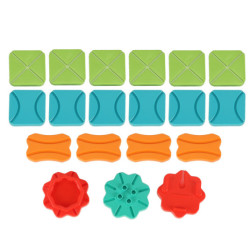 Puzzle joc de masă labirint curs cu obstacole 28 piese
