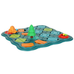 Puzzle joc de masă labirint curs cu obstacole 28 piese