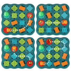 Puzzle joc de masă labirint curs cu obstacole 28 piese
