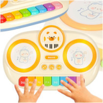 Pian orga interactiv educativ pentru copii bej
