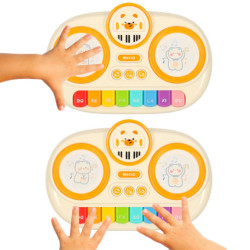 Pian orga interactiv educativ pentru copii bej