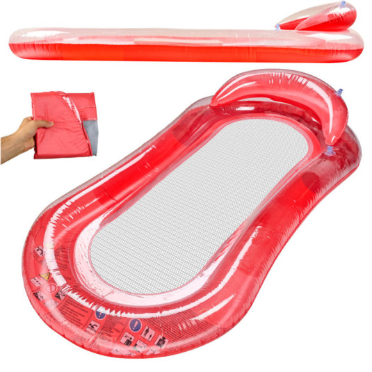 BESTWAY 43103 saltea gonflabilă pentru piscină cu plasă roșie