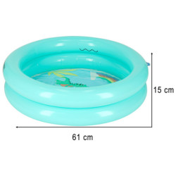 Piscină gonflabilă pentru copii 61 cm turcoaz BESTWAY 51061
