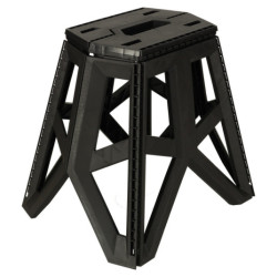 Scaun pliabil Scaun turistic negru Scaun camping portabil 39,5 cm negru
