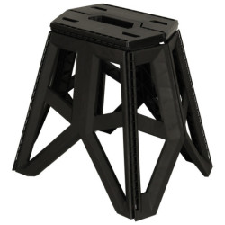 Scaun pliabil Scaun turistic negru Scaun camping portabil 39,5 cm negru