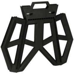Scaun pliabil Scaun turistic negru Scaun camping portabil 39,5 cm negru