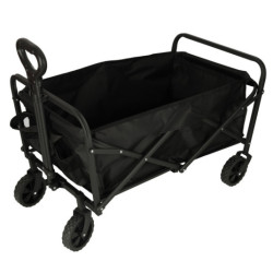 Cărucior de plajă pliabil cărucior turistic cu rotire 360 cu mâner telescopic