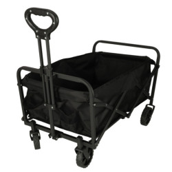 Cărucior de plajă pliabil cărucior turistic cu rotire 360 cu mâner telescopic