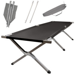 Pat pliabil pentru turism canada black 150kg