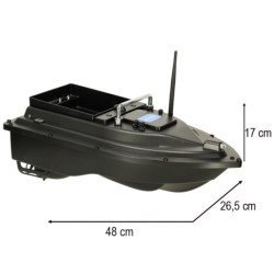 Barcă cu telecomandă și momitoare D16B GPS 2kg 12 000 mAh 500m