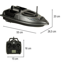 Flytec V900 5,4 km/h 1,5 kg barcă cu GPS controlată de la distanță cu dispozitiv de atragere a răpitorilor