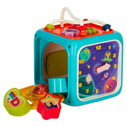 Cub educativ pian interactiv 6in1 Bibi-inn albastru