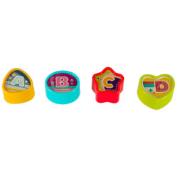 Cub educativ pian interactiv 6in1 Bibi-inn albastru