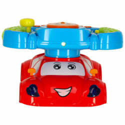 Simulator interactiv pentru copii cu volan muzică sunete lumini proiector