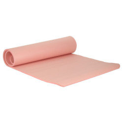 Covoraș de antrenament yoga gimnastică fitness gros 1,5 cm roz + husă