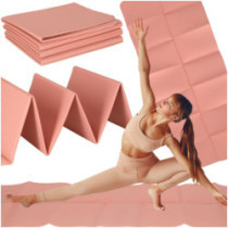 Saltea yoga pliabilă 183x61x0,4 cm roz