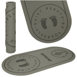 Saltea antifonica pentru exercitii yoga 127x63x0,6 cm neagra