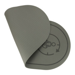 Saltea antifonica pentru exercitii yoga 127x63x0,6 cm neagra