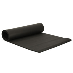 Covoraș pentru exerciții yoga gros 185x80x1,5 cm negru