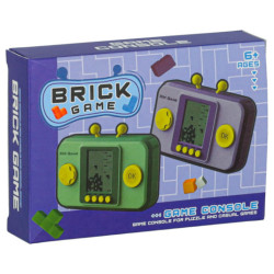 Consola portabila pentru jocuri arcade electronice gri