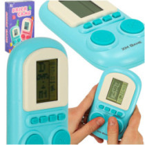 Consolă de jocuri portabilă electronică albastră