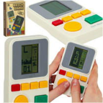 Consolă de jocuri portabilă electronică albă