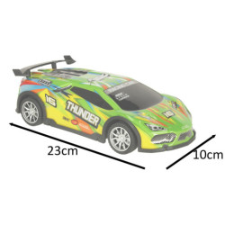 Mașină cu telecomandă pentru sport verde