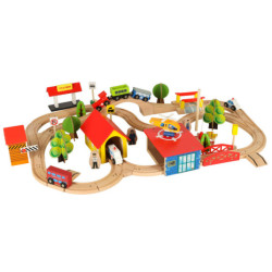 Locomotivă de tren din lemn oraș 69el