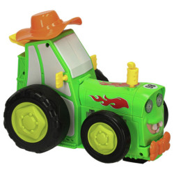 Tractor RC tractor săltăreț dansator sunet verde