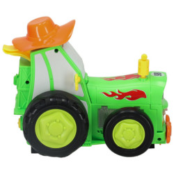 Tractor RC tractor săltăreț dansator sunet verde