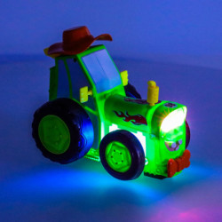 Tractor RC tractor săltăreț dansator sunet verde