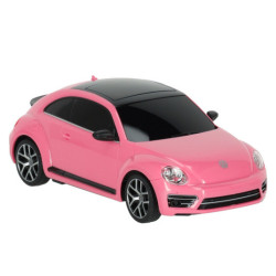 Mașină cu telecomandă 1:24 Volkswagen Beetle roz