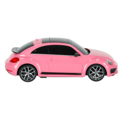Mașină cu telecomandă 1:24 Volkswagen Beetle roz