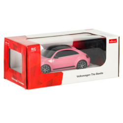 Mașină cu telecomandă 1:24 Volkswagen Beetle roz