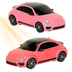 Mașină RC 1:24 Volkswagen Beetle-UV roz