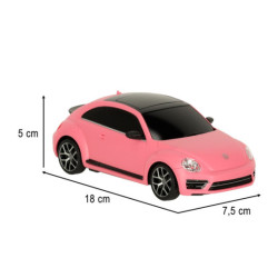 Mașină RC 1:24 Volkswagen Beetle-UV roz