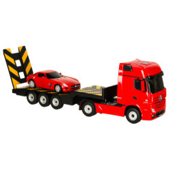 Mașină RC 1:26 Mercedes-Benz Actros roșie