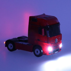 Mașină RC 1:26 Mercedes-Benz Actros roșie