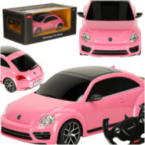 Mașină RC 1:14 Volkswagen Beetle roz