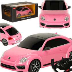 Mașină RC 1:14 Volkswagen Beetle roz