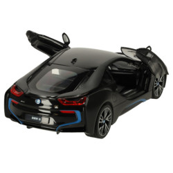 Mașină cu telecomandă 1:14 BMW i8 ușile deschizabile negru